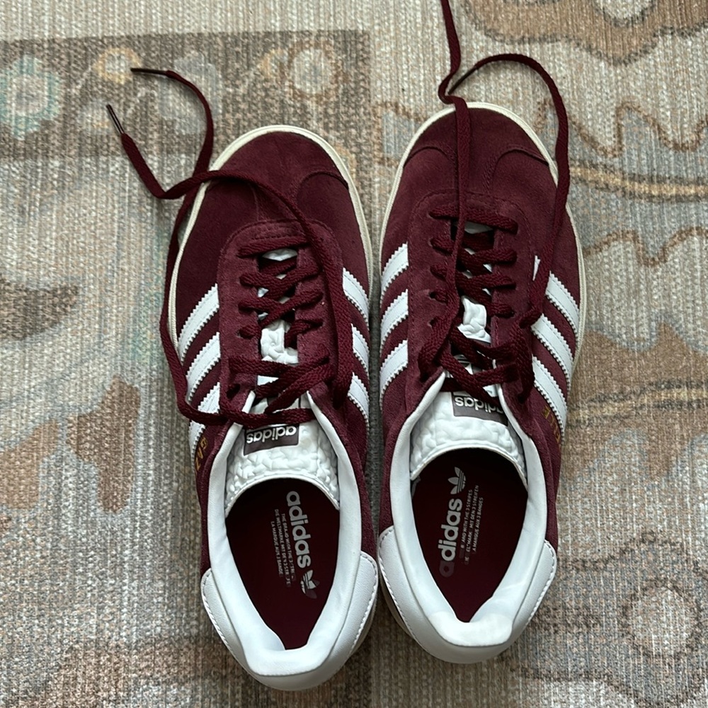 Adidas Gazelle Bold Maroon Color